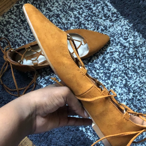 Forever 21 lace up flats - Picture 3 of 7
